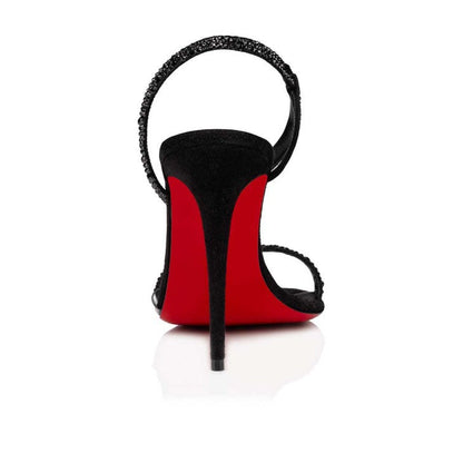 Rosalie Strass 100 mm Sandals