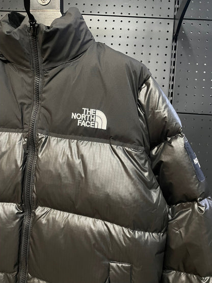 Nuptse Puffer Jacket In Black Shiny Colors