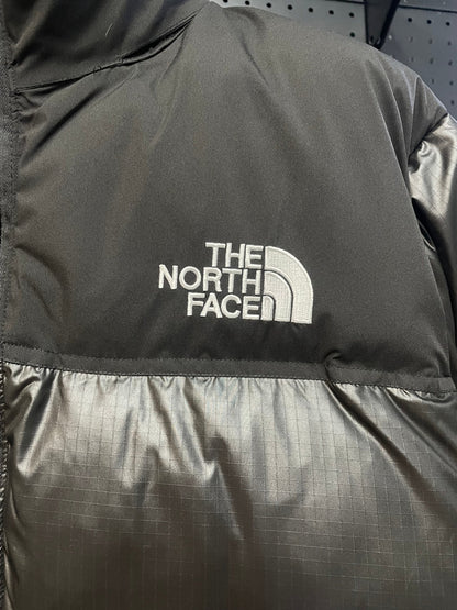 Nuptse Puffer Jacket In Black Shiny Colors