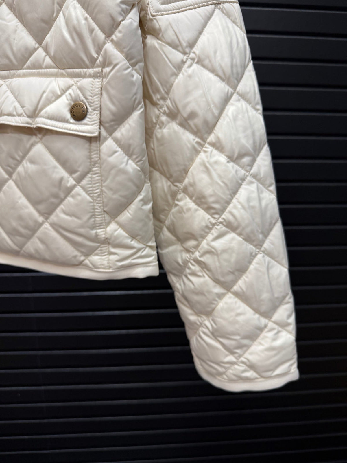 Chitre Canvas-Trimmed Quilted Shell Jacket In White