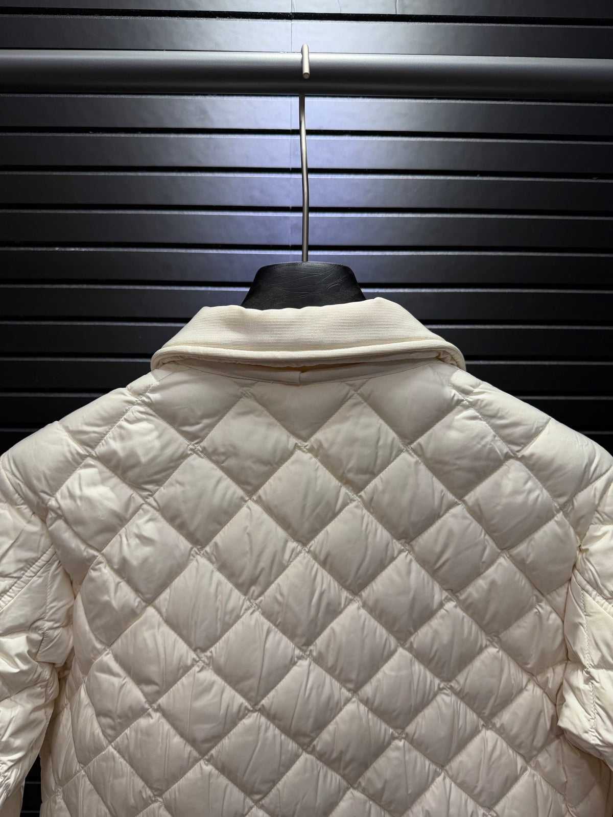 Chitre Canvas-Trimmed Quilted Shell Jacket In White