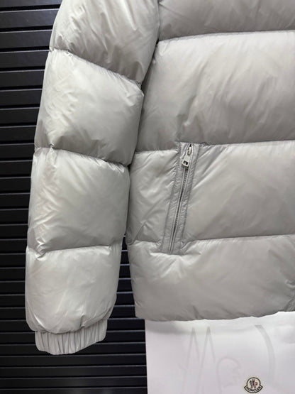 Citala Short Down Jacket In Light Gray Colorway